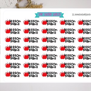 Planes de lecciones, maestros, escuela, pegatinas para planificadores: pegatinas para planificadores, diarios, álbumes de recortes y mucho más.