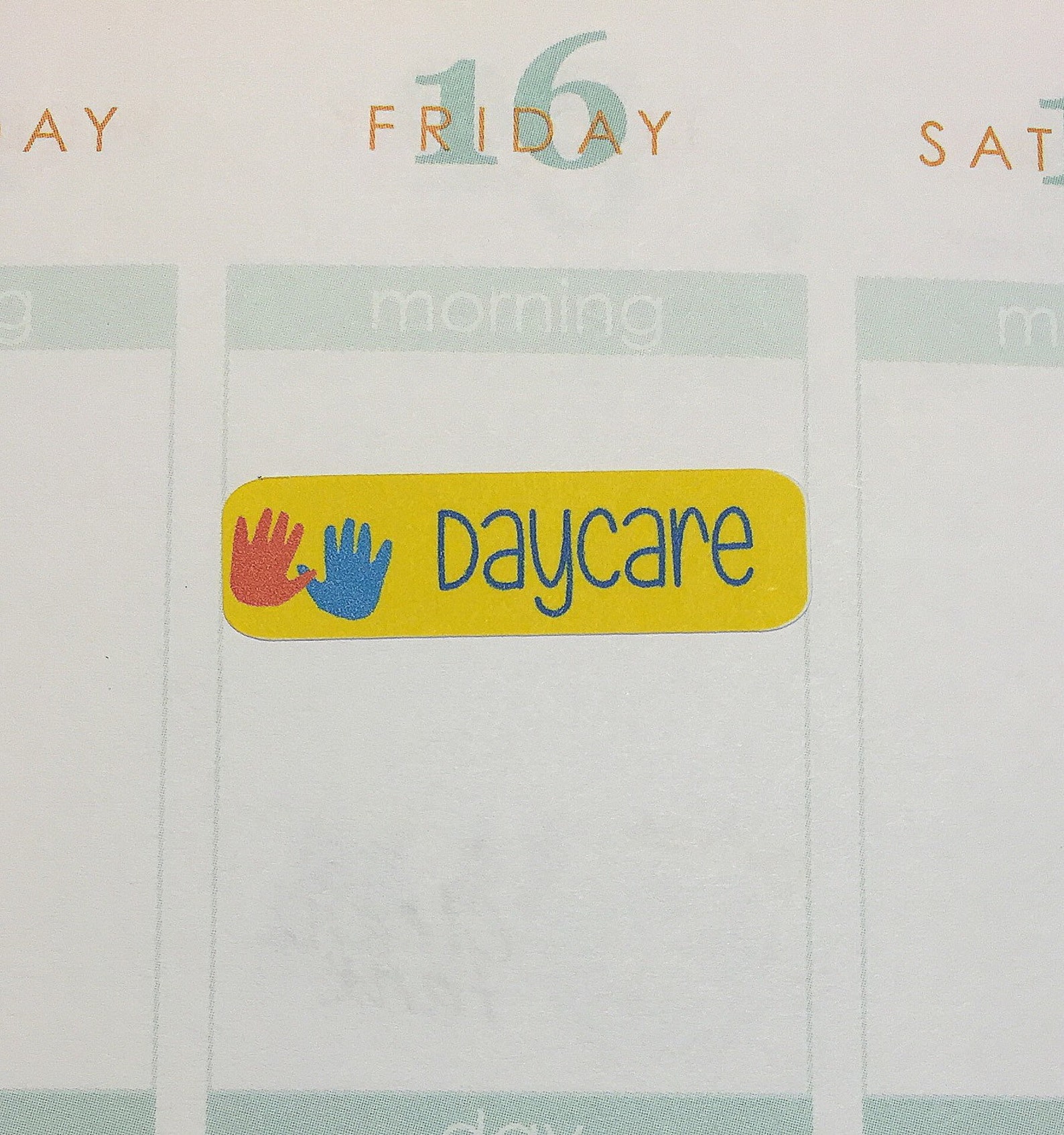 Daycare Childcare Reminder Planner Stickers stickers for Etsy