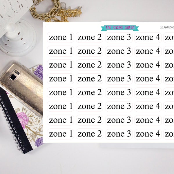 Zone cleaning inspired cleaning zones planner stickers -stickers for planners, journals, scrapbooks and more!