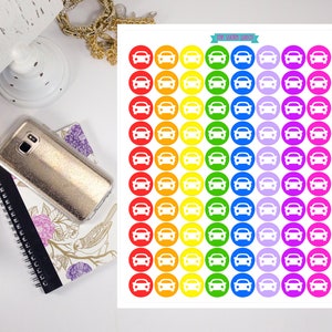 Auto Bezahlung - Sticker für Planer, Journals, Scrapbooks und mehr!