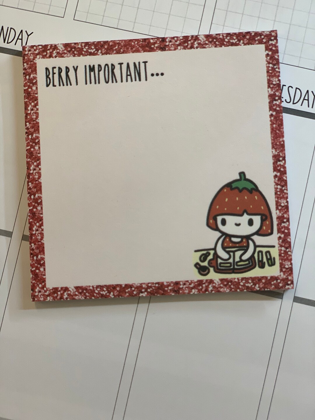 Miss Berry Sticky Note - Etsy