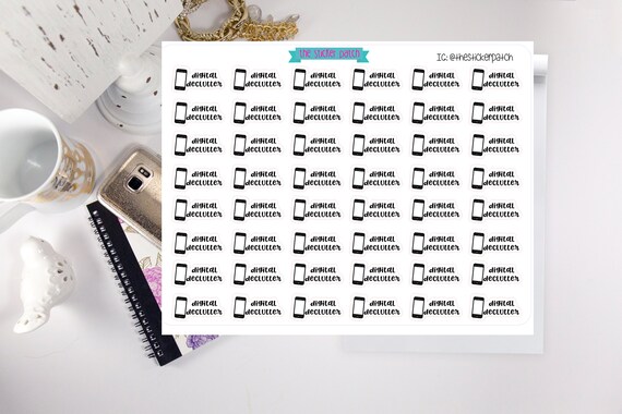 digital declutter, planner stickers, stickers for planners, journals, scrapbooks and more!