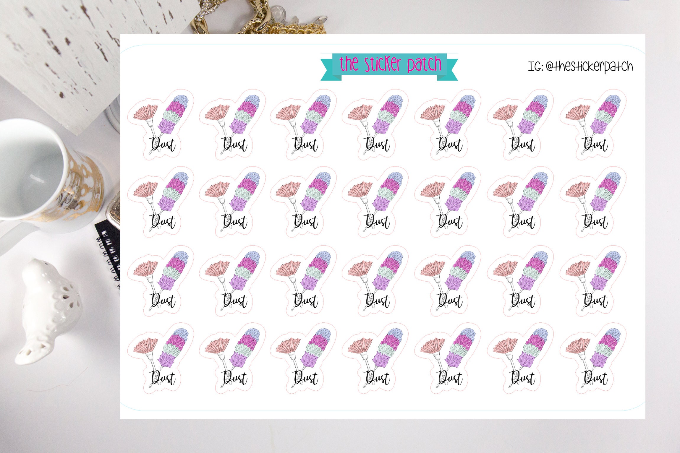 Dust stickers stickers for planners journals scrapbooks and Etsy