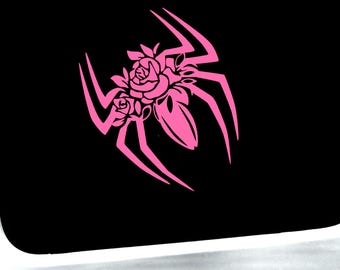 Rose Spider 4" 5" 6" Vinyl Decal -Sticker for Car Truck Bumper Window Wall phone laptop our original design
