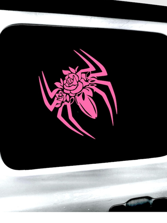 Rose Spider 4" 5" 6" Vinyl Decal -Sticker for Car Truck Bumper Window Wall phone laptop our original design
