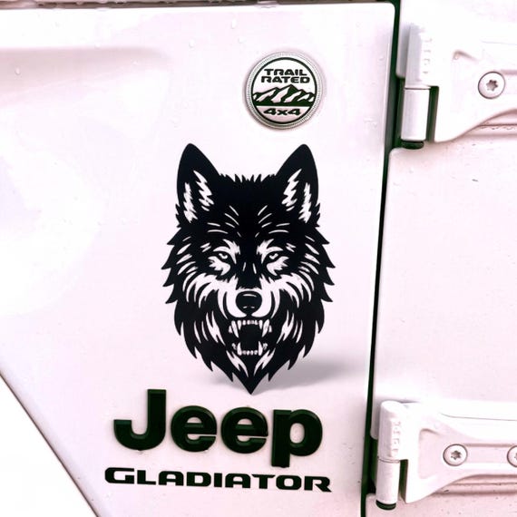 WOLF FANGS Vinyl Decal -Sticker for Car Truck Bumper Window Wall phone laptop