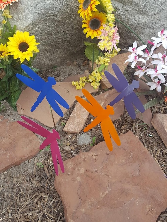 Dragonfly wall and yard art.