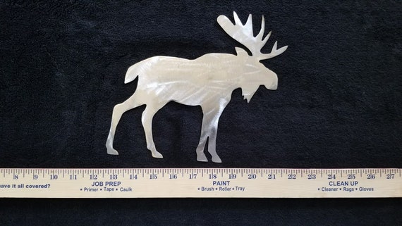 Moose wall art. raw 18 gauge steel, wildlife,outdoors,