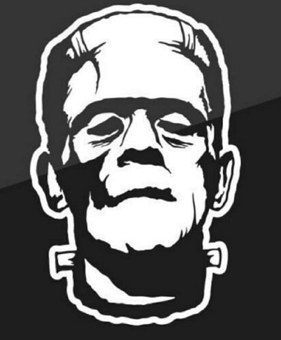 FRANKENSTEIN Vinyl Decal -Sticker for Car Truck Bumper Window Wall phone laptop