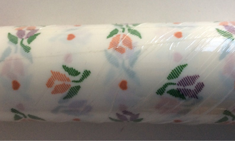 Vintage Tulip Design Con Tack Shelf Liner Vinyl Contact Liner Etsy