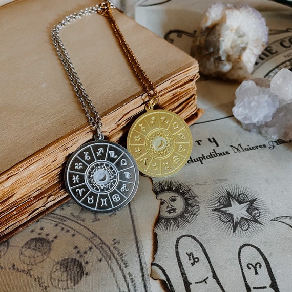 Astrology top necklace h&m