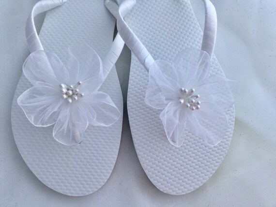etsy bridal flip flops