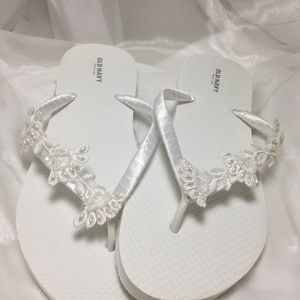 infradito bianche sposa