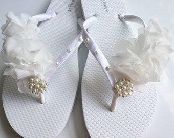 Ojotas Bordadas DecoraciÃ³n De Sandalias Con Perlas Fracaso De