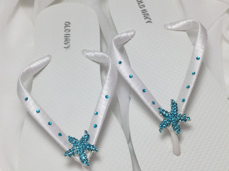 starfish flip flops