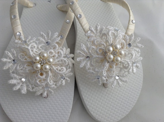 etsy flip flops wedding