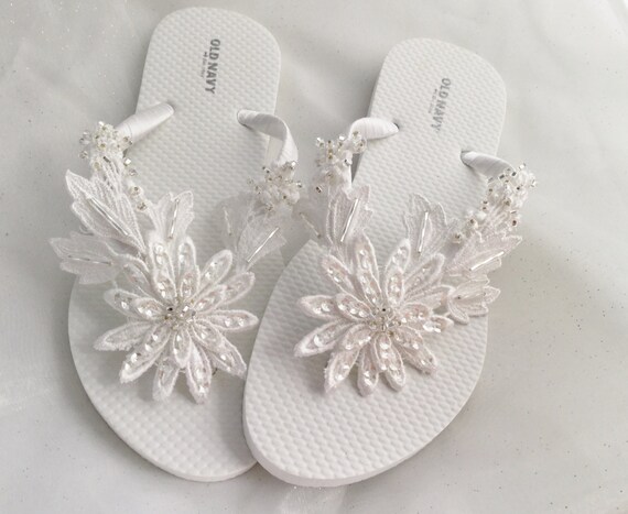 etsy flip flops wedding
