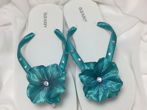 teal sandals for wedding