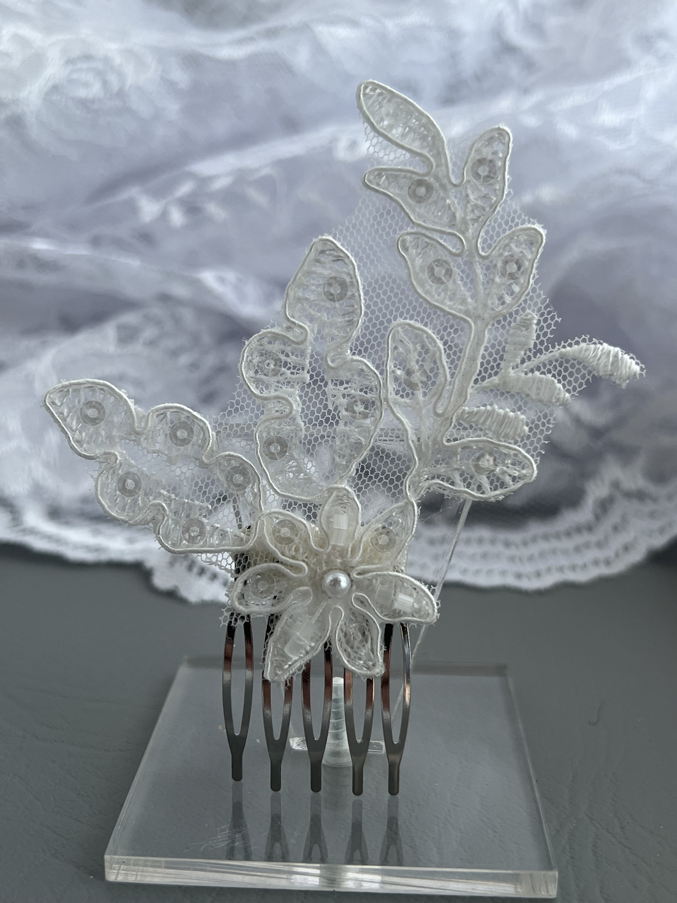 Sequin Hair Comb - Etsy