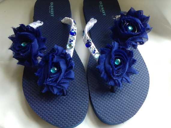 royal blue flip flops for wedding