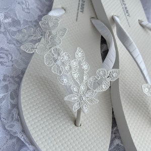 Women's sublimation-ready thongs with silver trim Silver