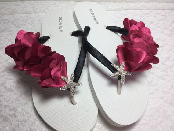 etsy bridal flip flops