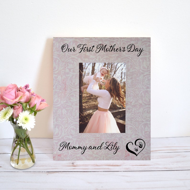 Our First Mothers Day Picture Frame Mommy And Daughter Photo Image 0