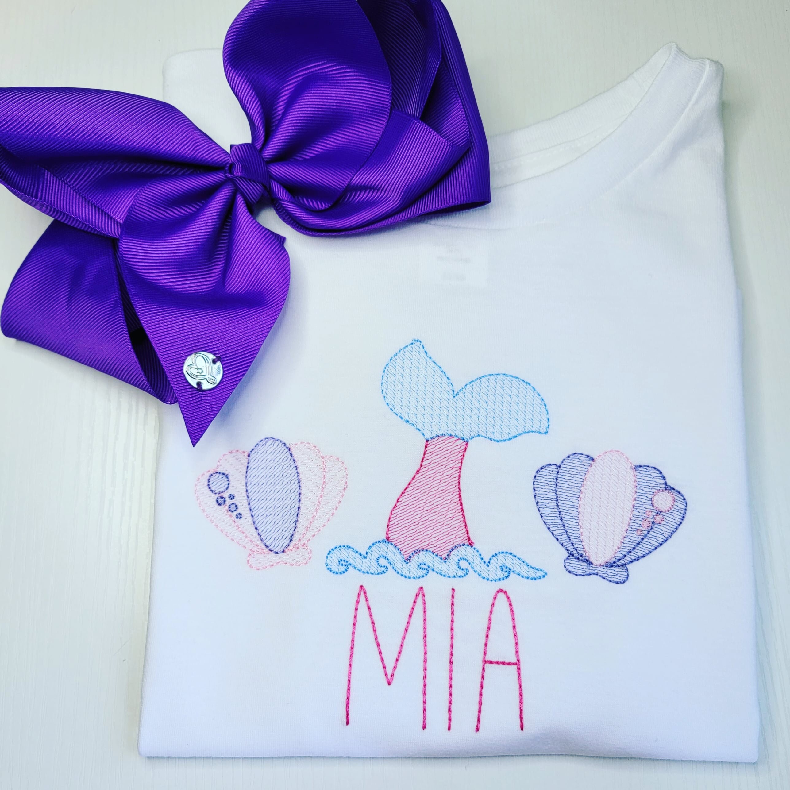 Girls Mermaid Shirt Mermaid summer shirt Mermaid Birthday Etsy