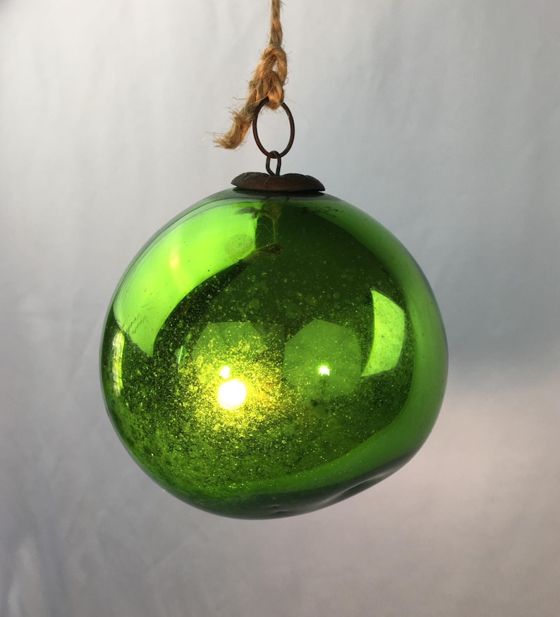 1800s Antique Original German Kugel Glass Christmas Ornament Etsy