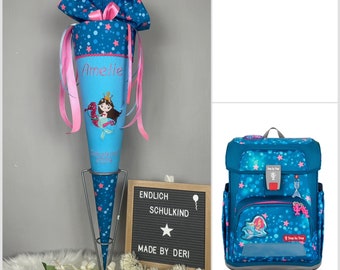 Schultüte passend zum Step by Step Mermaid Lola 70 cm