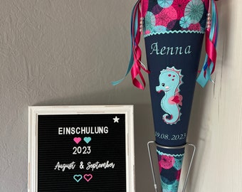 70 cm Schultüte passend zum Ergobag KorallBär