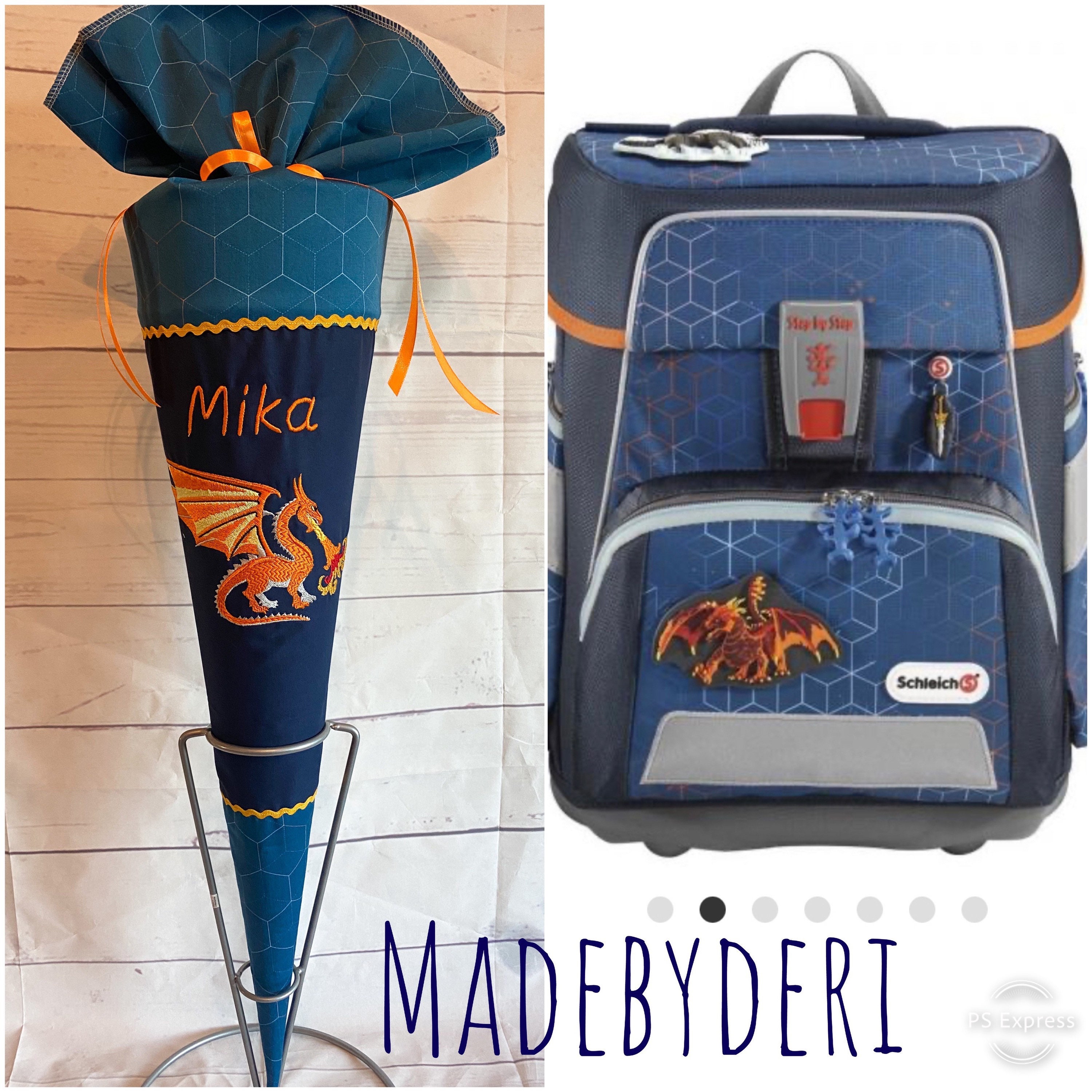 step by step school bag