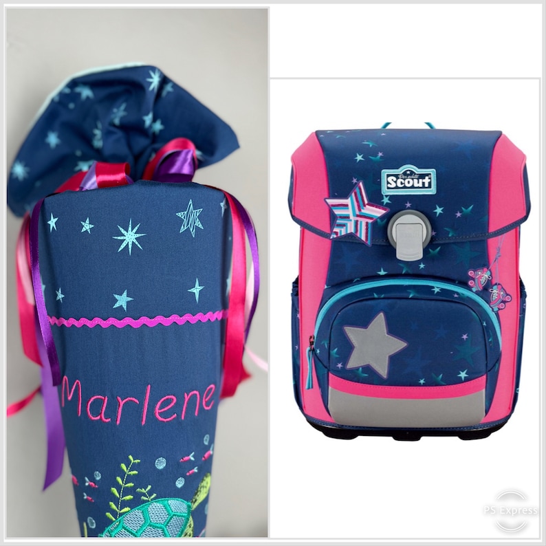 70 cm Schultüte passend zum Scout Pretty Star Bild 2