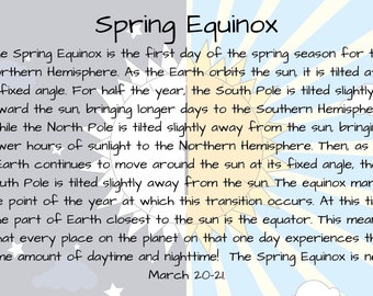 Spring Equinox, Seasons, Spring, Science,