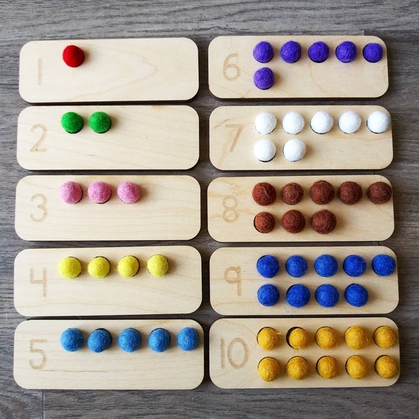 Montessori Beads Math Work, Montessori, Math, Fine Motor, Hands on Learning