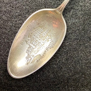 Vintage Gorham Sterling Silver Souvenir Spoon Jackson Health Resort Danville New York