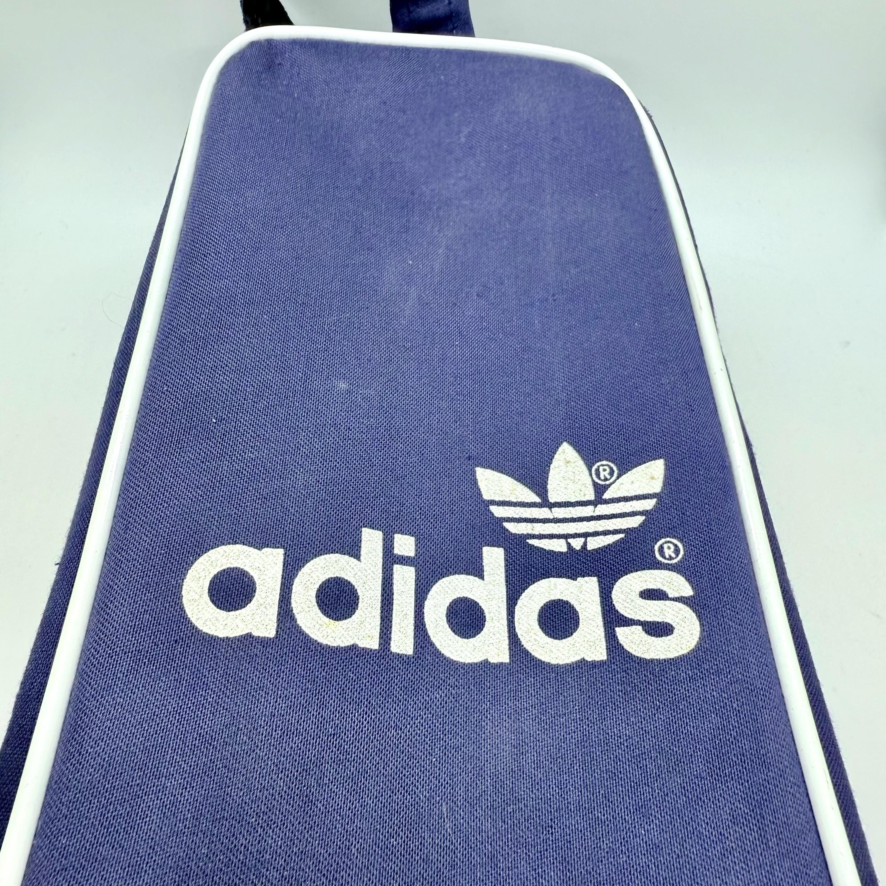 Vintage Adidas Shoe Hand Bag Canvas Storage Tote Dust