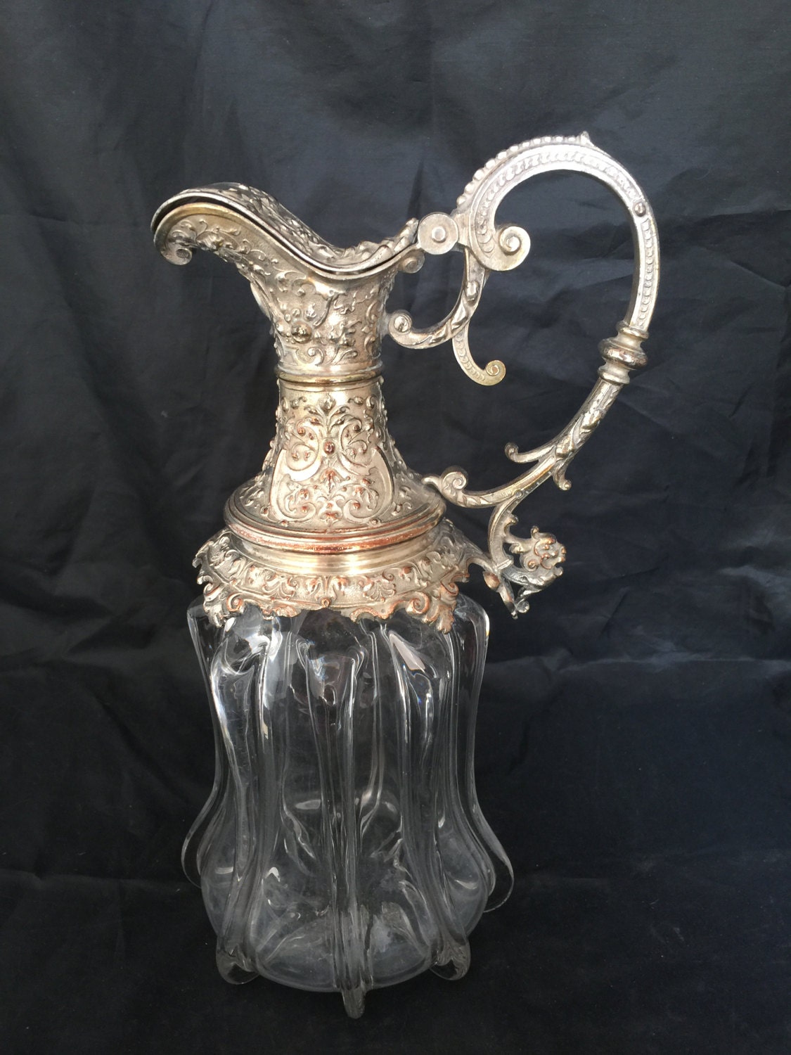 Vintage Silver Plated Wine Decanter Decanters Home & Living