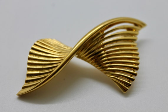 Nina Ricci Vintage Designer Brooch 1980s Fashion Jewelry Signed Pin Etsy