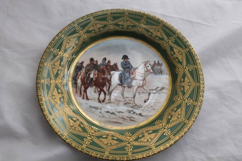 Napolean Chinaware Napoleon Portrait Plate Imperial Crown Porcelain China | Etsy Canada