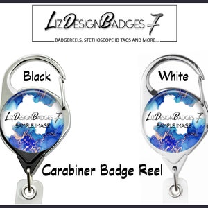 Larynx with Flowers Badge Reel -Larynx Retractable Badge Holder -Medical Staff -Nursing Badge Reel - Speech Pathologist Badge Reel -SLP A194 image 10