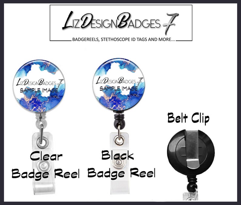 Larynx with Flowers Badge Reel -Larynx Retractable Badge Holder -Medical Staff -Nursing Badge Reel - Speech Pathologist Badge Reel -SLP A194 image 3