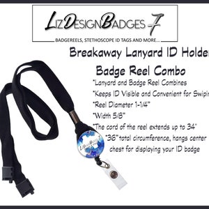 Larynx with Flowers Badge Reel -Larynx Retractable Badge Holder -Medical Staff -Nursing Badge Reel - Speech Pathologist Badge Reel -SLP A194 image 9