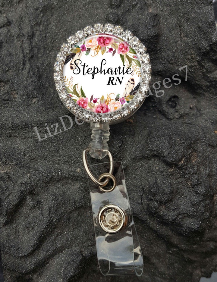 Personalized Badge Reel,personalized Retractable Badge Reel,bling