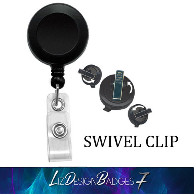 Retractable Badge Holder Personalized Badge Reel Nursing Badge Reel -Style 591 Floral Badge Reel Monogram Badge Reel