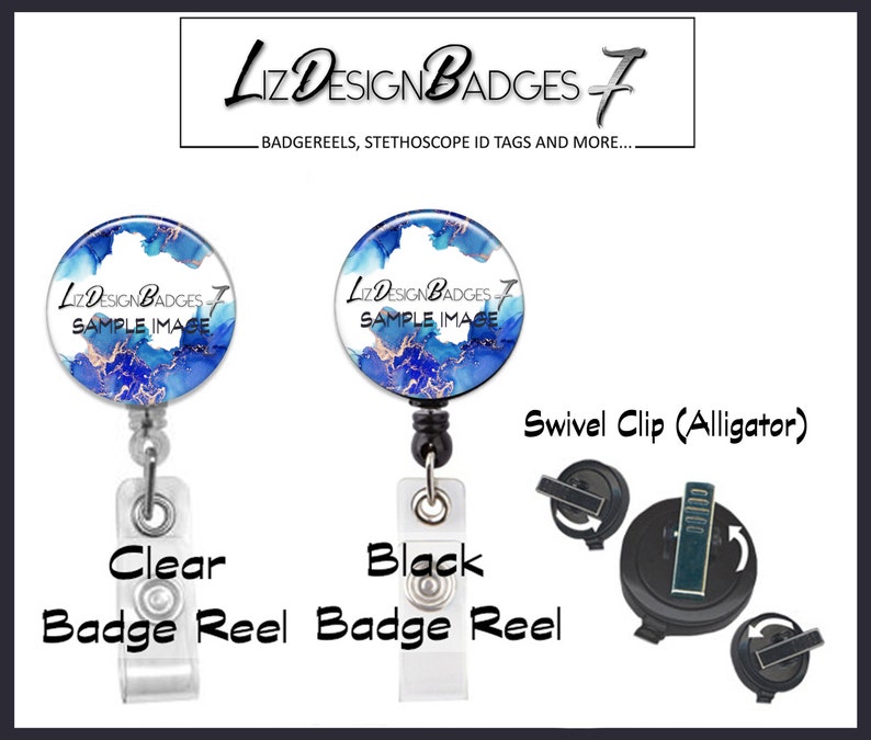 Larynx with Flowers Badge Reel -Larynx Retractable Badge Holder -Medical Staff -Nursing Badge Reel - Speech Pathologist Badge Reel -SLP A194 image 2
