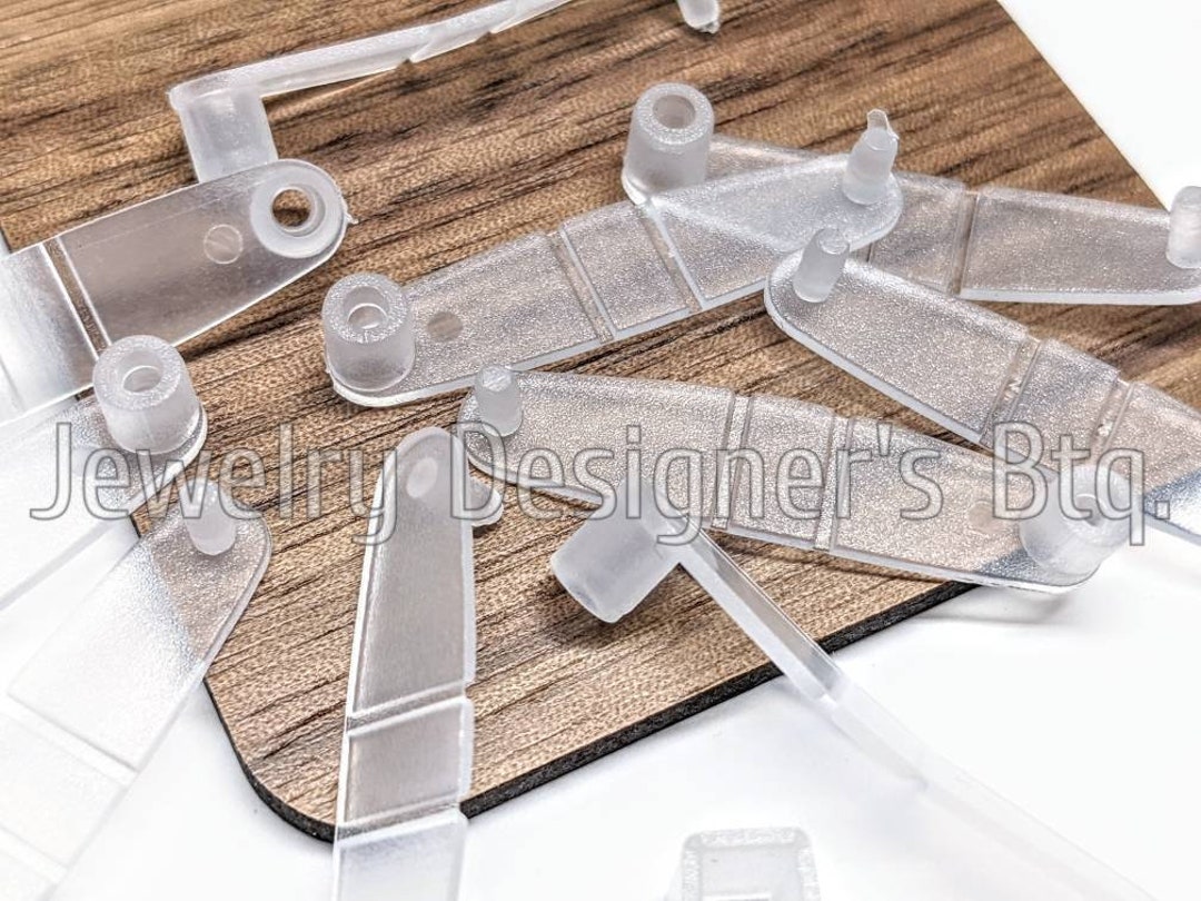 Keychain Snaps Plastic Pinch Bails Key Charm Connectors DIY Keychain