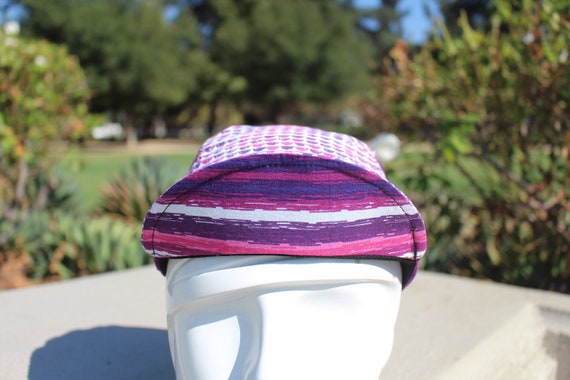 cycling cap purple color HANDMADE IN USA - image 4