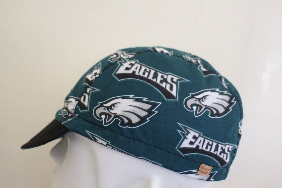 Cycling Cap Philadelphia Eagles Handmade in USA L M S Ireland - Main Image