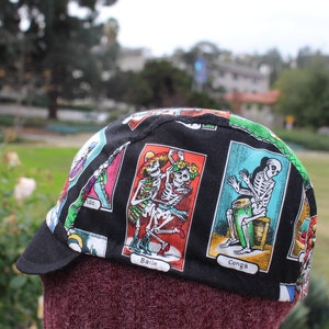Cycling cap CARTAS DE VIDAS cotton print size M L